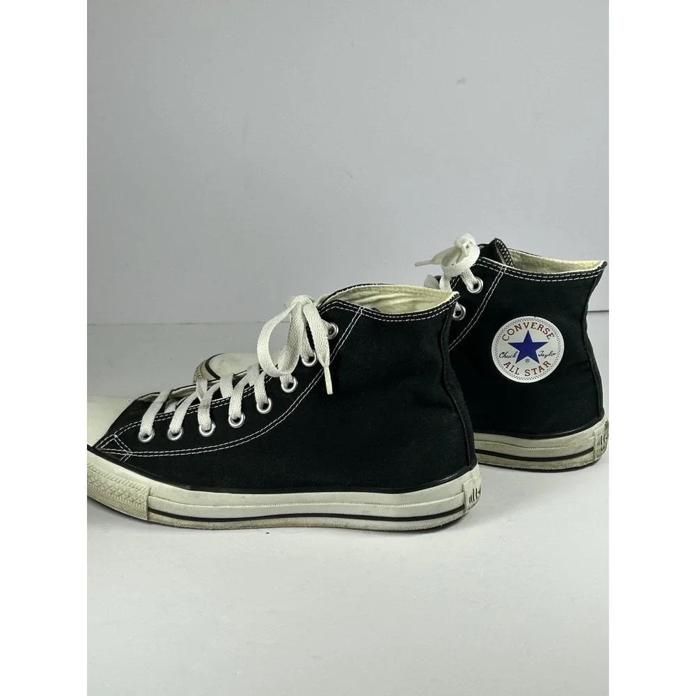 Vintage Converse Black Chuck Taylor All Star High Top Men's 8.5 Women's 10.5Y2K‎ - Picture 3 of 7